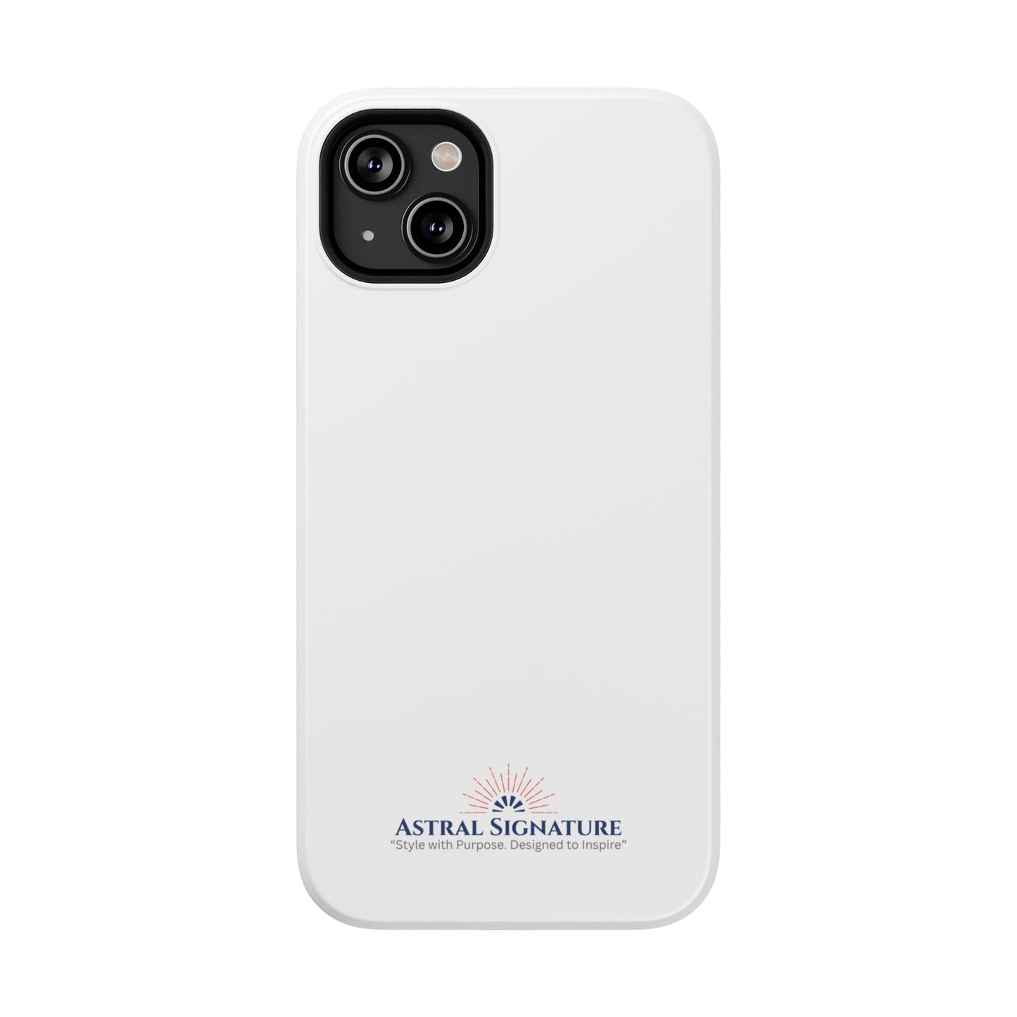 White Phone Case - Impact-Resistant White iPhone & Samsung Galaxy Case by Astral Signature