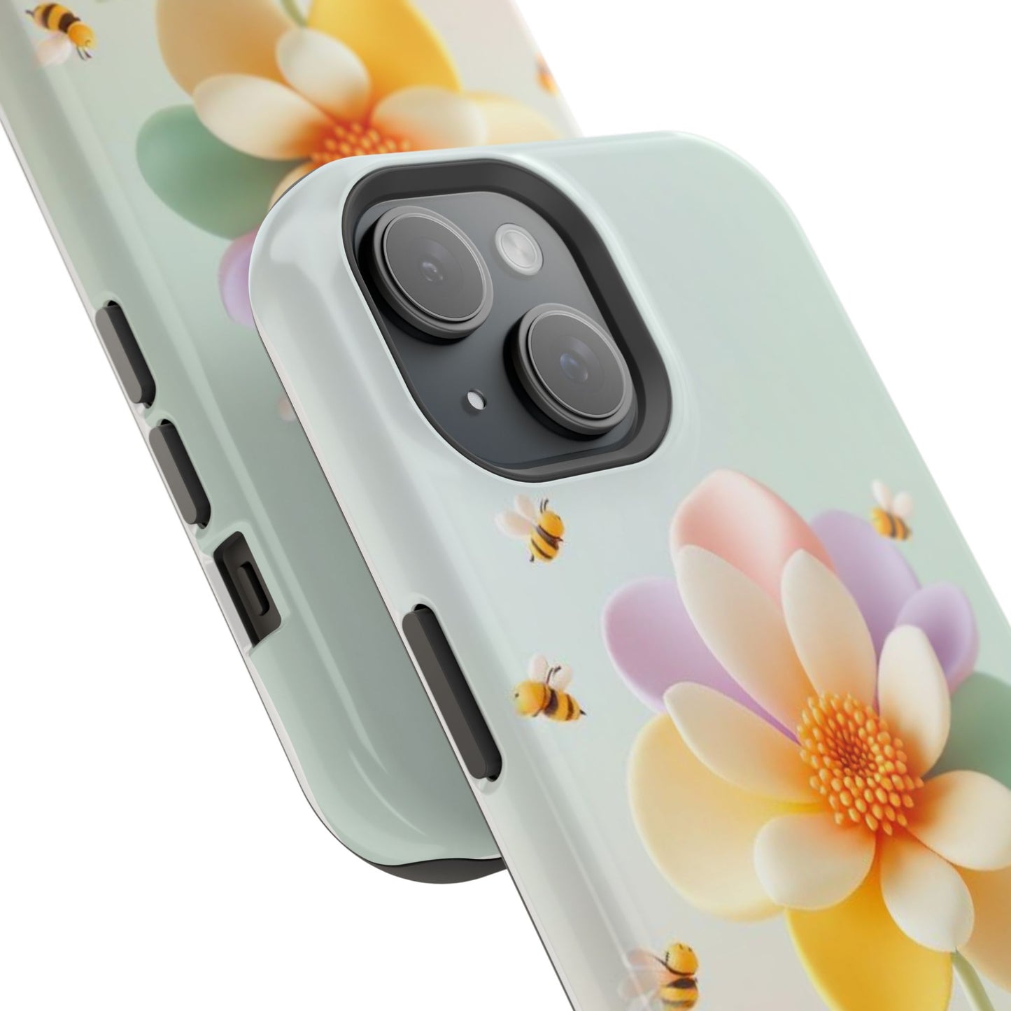 Phone Case Impact-Resistant, Calming 3D Flower Phone Case Impact-Resistant Case for Kids and Adults - Astral Signature