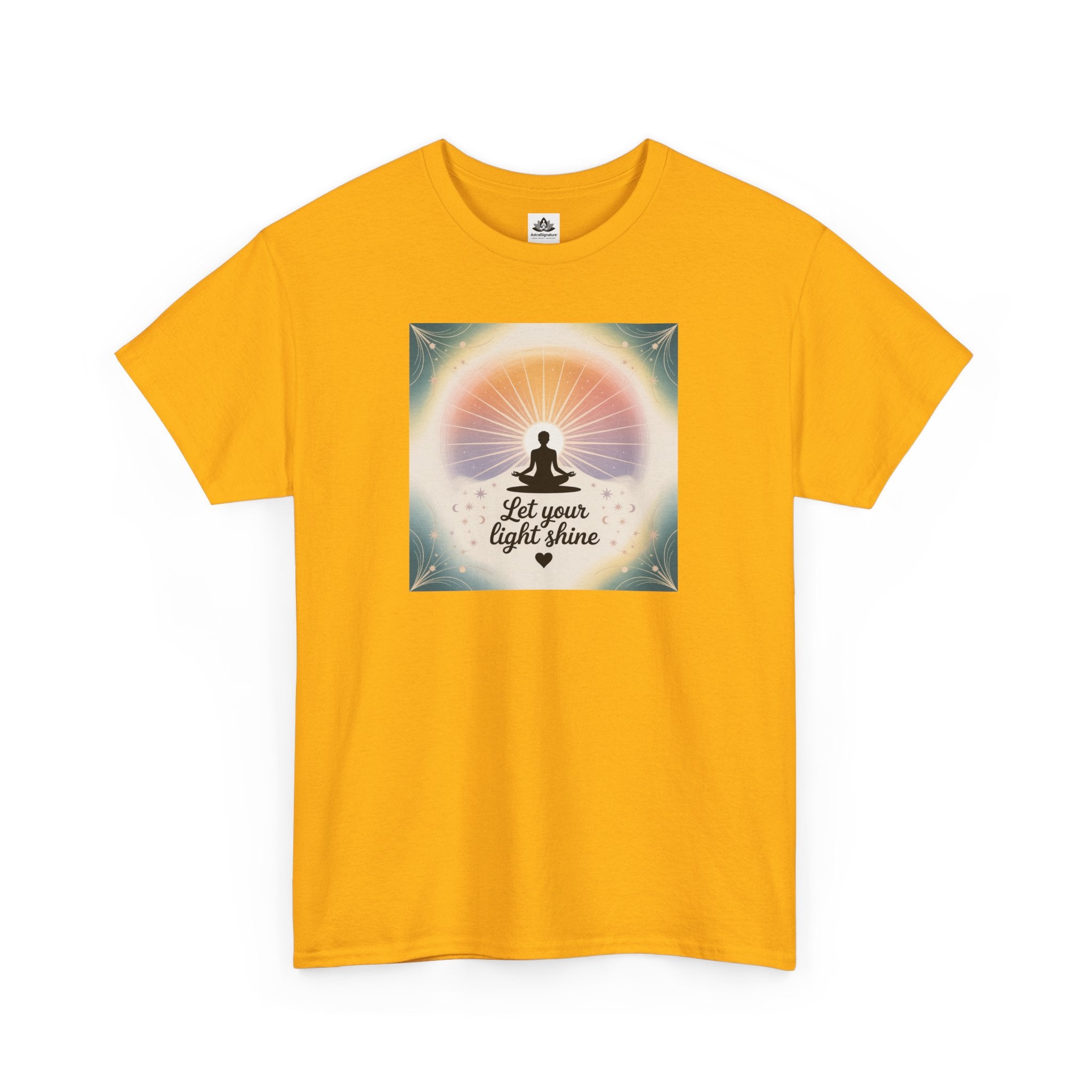 Motivational Unisex Tee: Let Your Light Shine Collection by Quetal Travel ASTRAL
