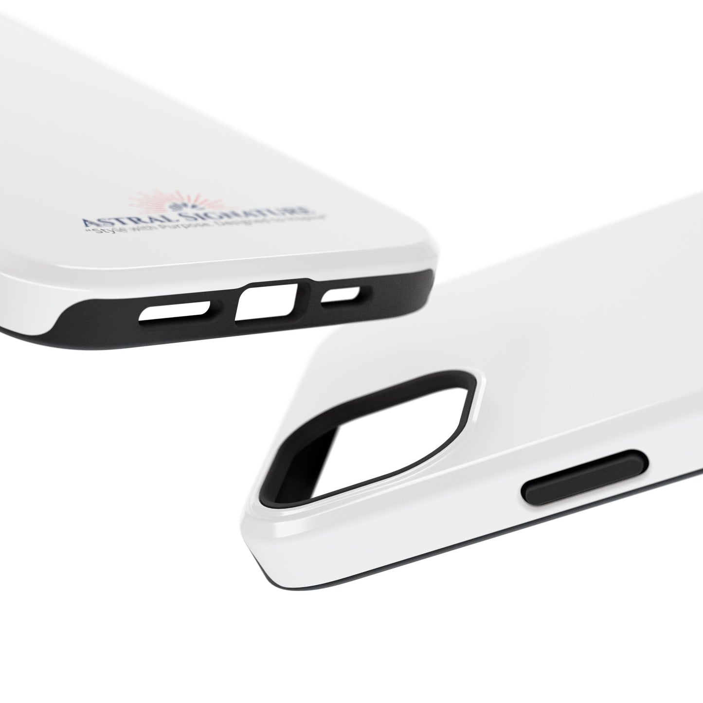 White Phone Case - Impact-Resistant White iPhone & Samsung Galaxy Case by Astral Signature