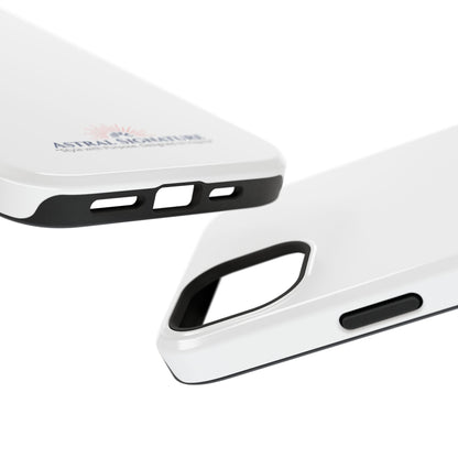 White Phone Case - Impact-Resistant White iPhone & Samsung Galaxy Case by Astral Signature