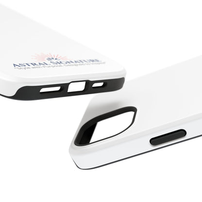 White Phone Case - Impact-Resistant White iPhone & Samsung Galaxy Case by Astral Signature