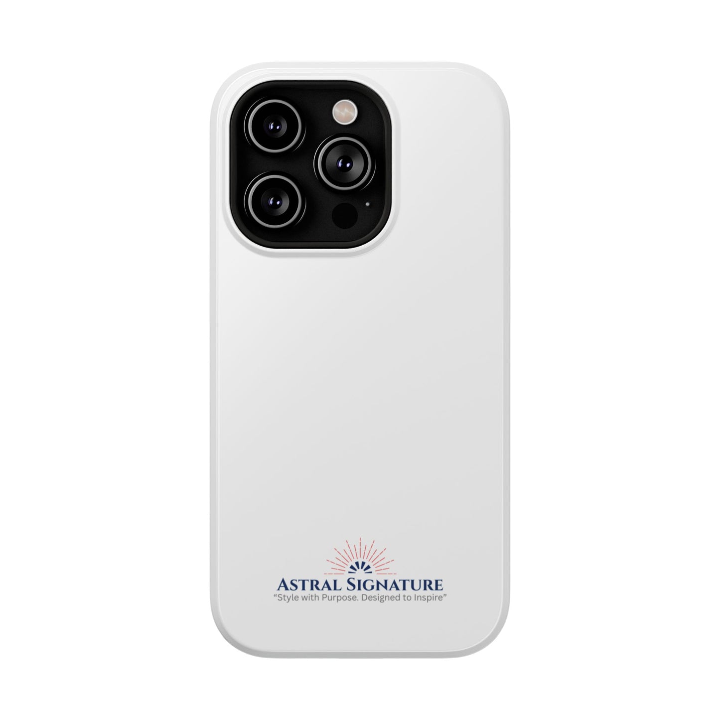 White Phone Case - Impact-Resistant White iPhone & Samsung Galaxy Case by Astral Signature