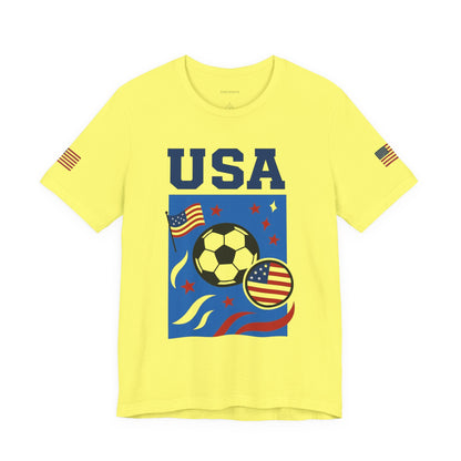 Casual Fashion T-Shirt - GO USA Team Tee, World Cup 2026 Limited Edition