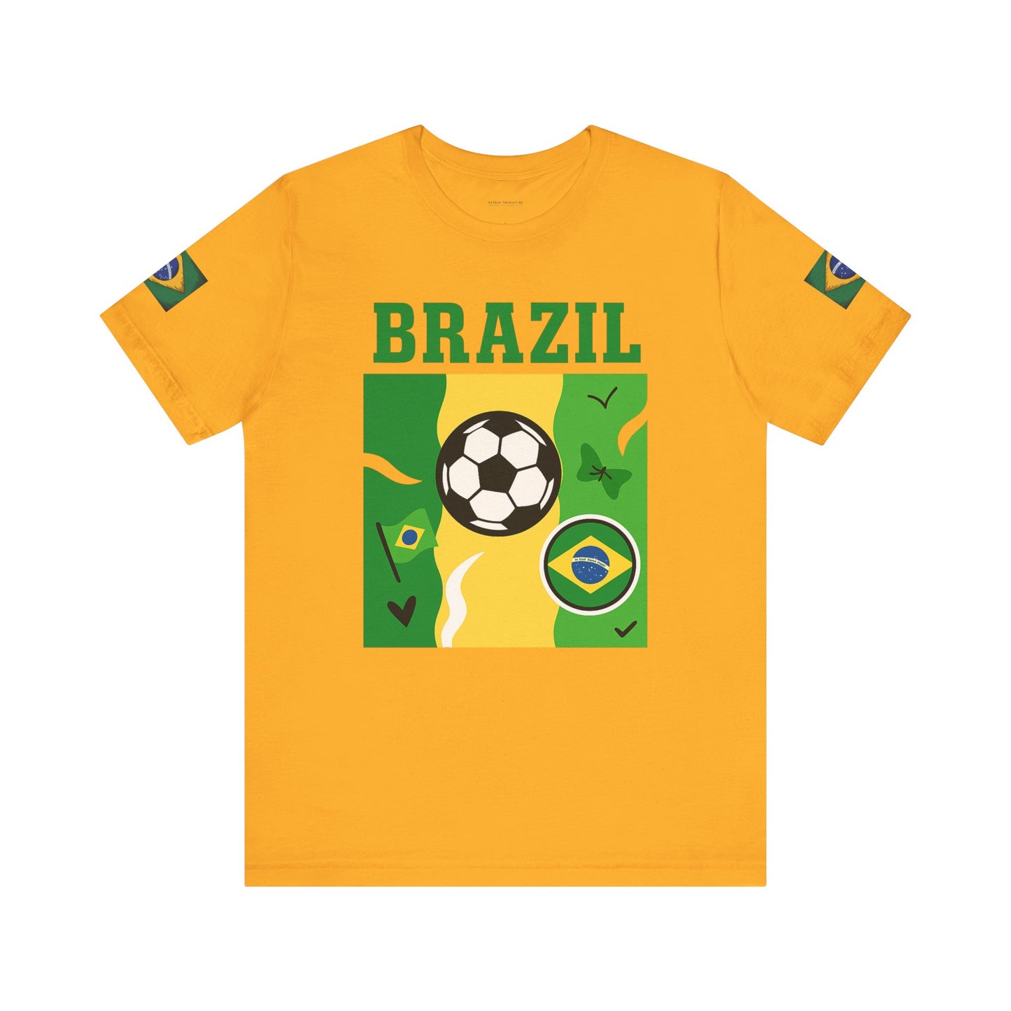 Casual Fashion T-Shirt - GO BRAZIL Team Tee - USA World Cup 2026 Limited Edition