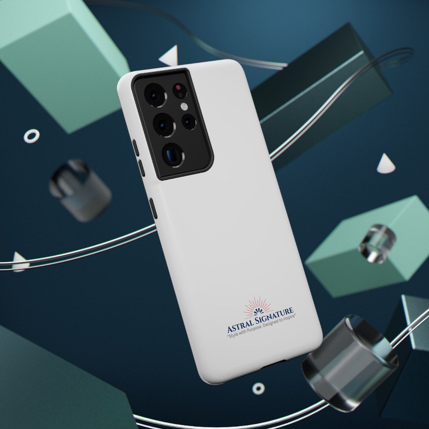 White Phone Case - Impact-Resistant White iPhone & Samsung Galaxy Case by Astral Signature