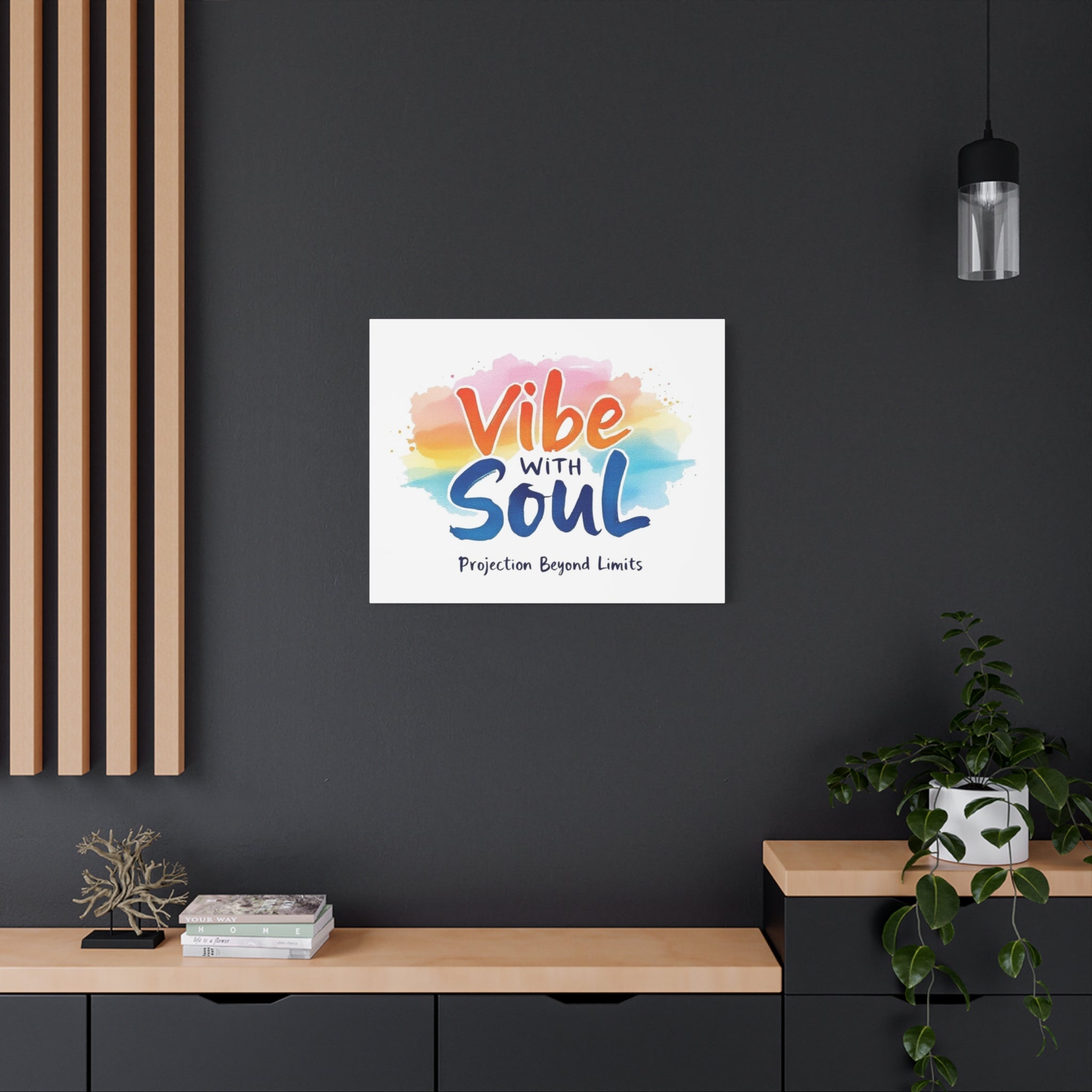 Canvas Art Vibe with Soul - Stylish artwork ideal for contemporary decor.