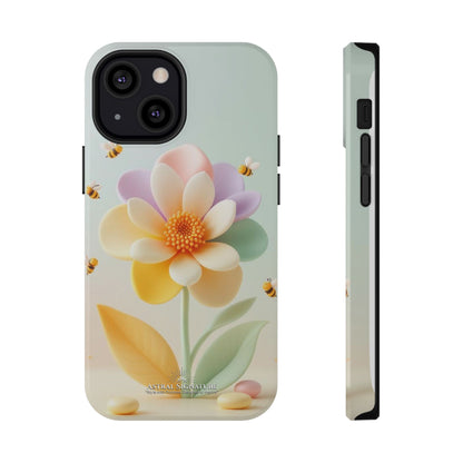 Phone Case Impact-Resistant, Calming 3D Flower Phone Case Impact-Resistant Case for Kids and Adults - Astral Signature