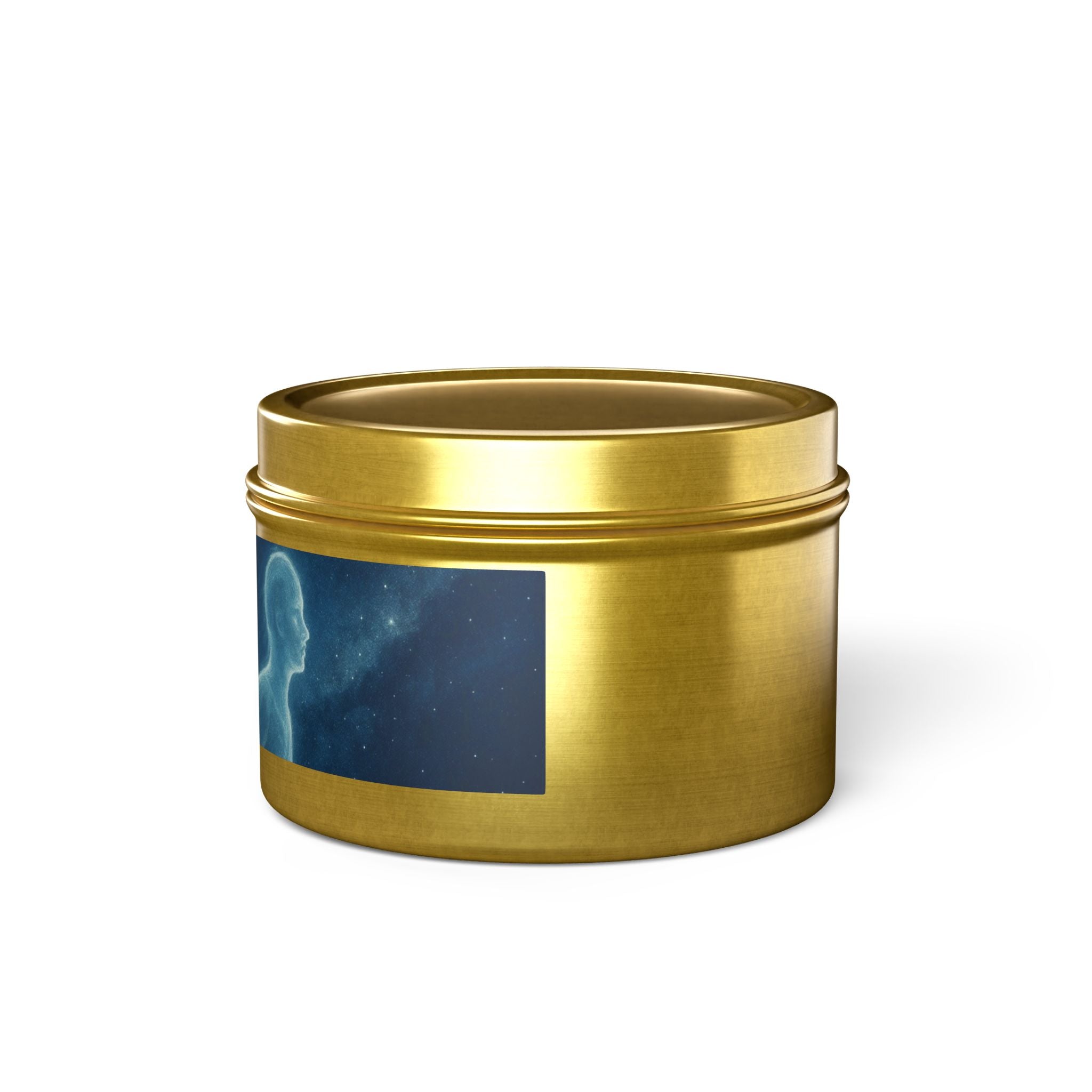 An elegant arrangement featuring Astral Signature Tin Candles, ideal for home fragrance and decor.
