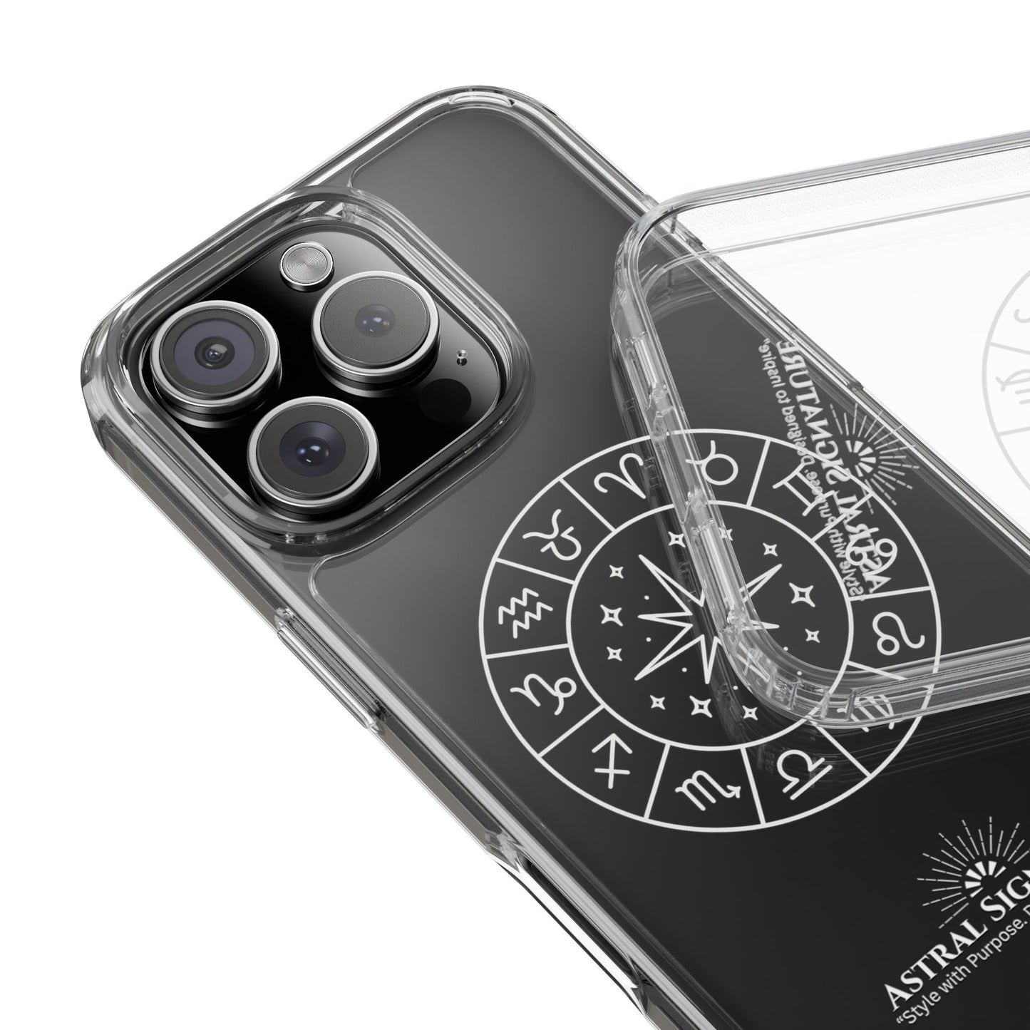iPhone Clear Cases, ideal for darker iPhone colors - Astral Signature