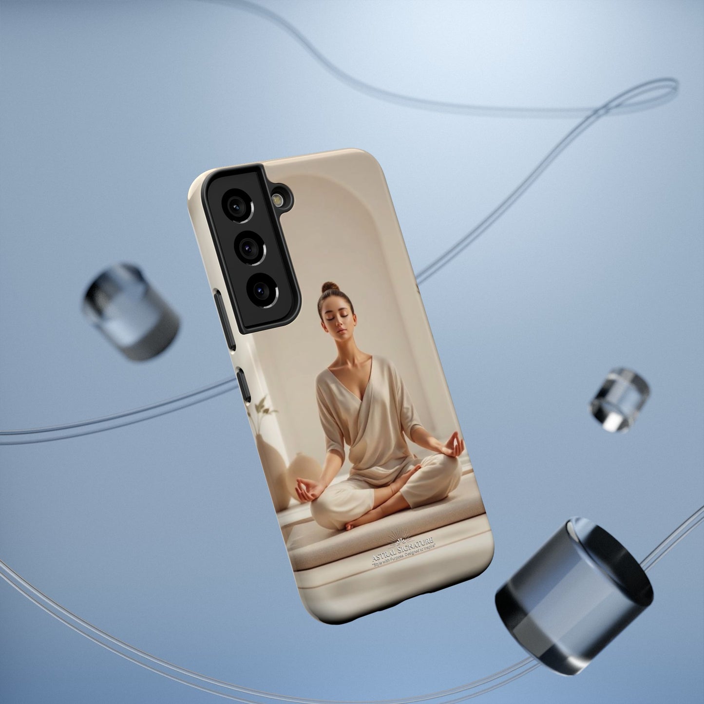 3D Yogi Phone Cases with Symbols and Protection, iPhone Cases with meaning by Astral Signature