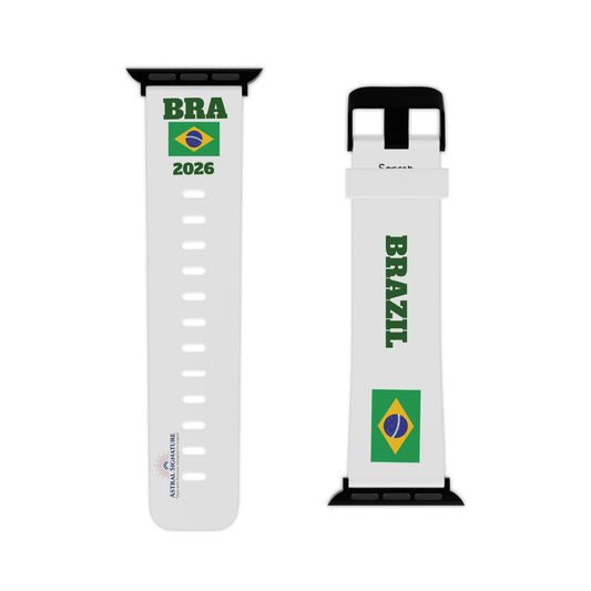 Apple Watch Band - BRAZIL Flag Soccer Fan World Cup USA 2026 Edition | Astral Signature™