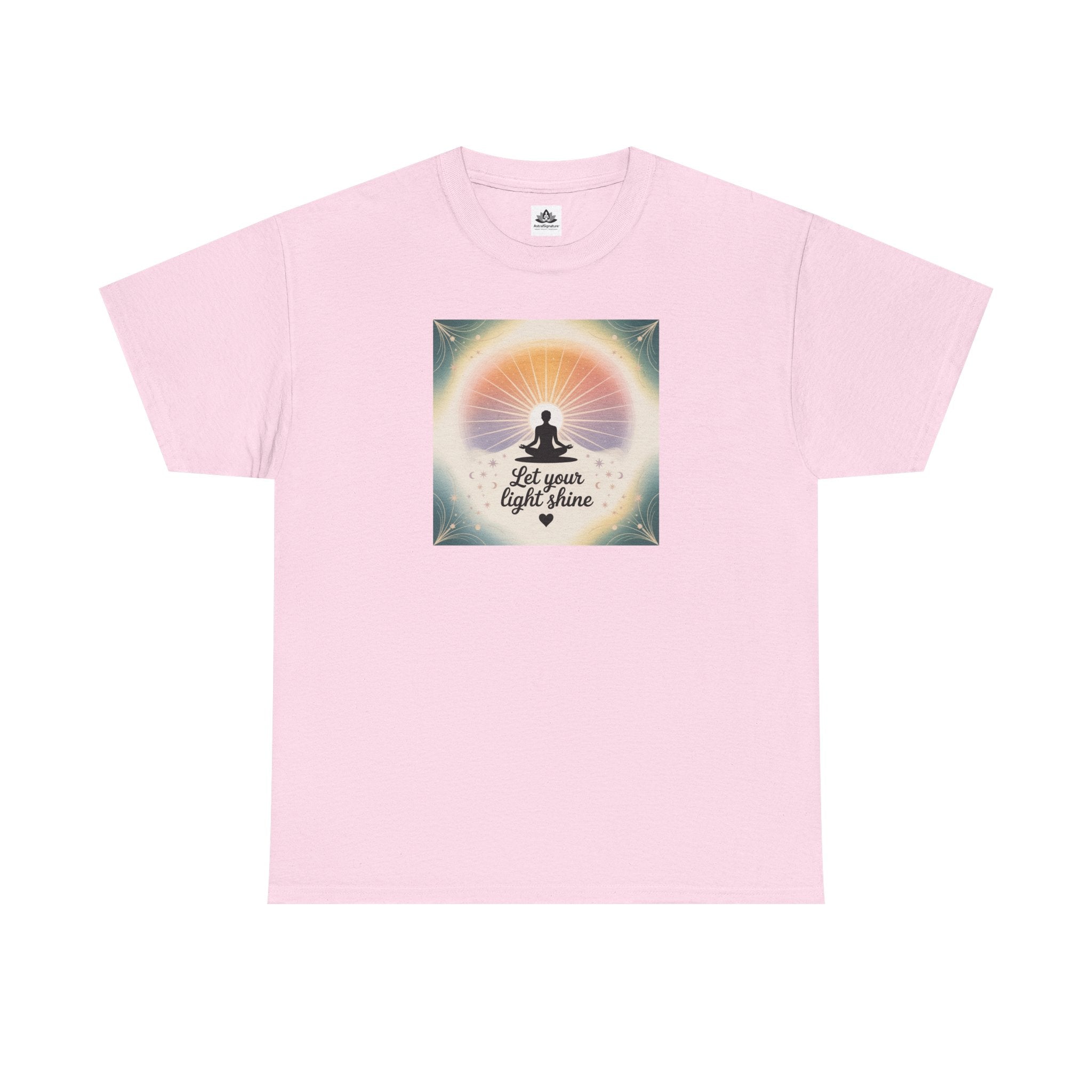 Motivational Unisex Tee: Let Your Light Shine Collection by Quetal Travel ASTRAL