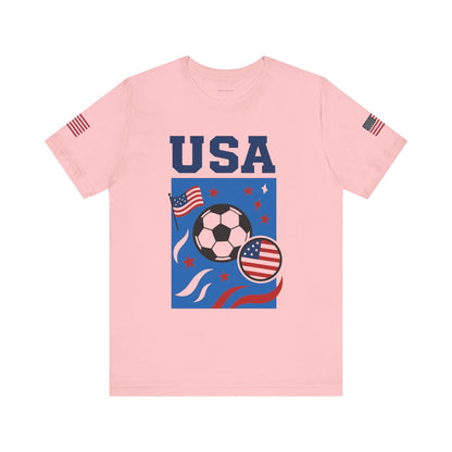 Casual Fashion T-Shirt - GO USA Team Tee, World Cup 2026 Limited Edition