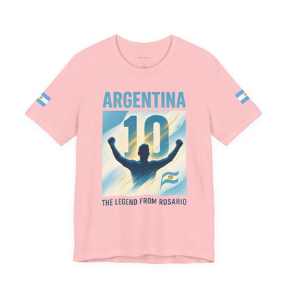Argentina Legend from Rosario Team Tee - Casual Fashion T-Shirt, USA World Cup 2026 Limited Edition
