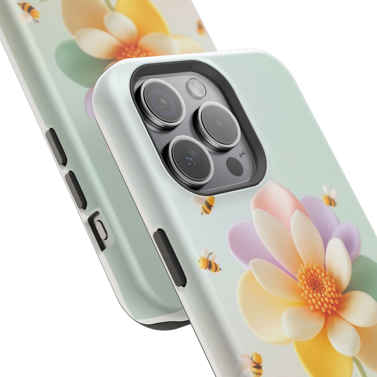 Phone Case Impact-Resistant, Calming 3D Flower Phone Case Impact-Resistant Case for Kids and Adults - Astral Signature