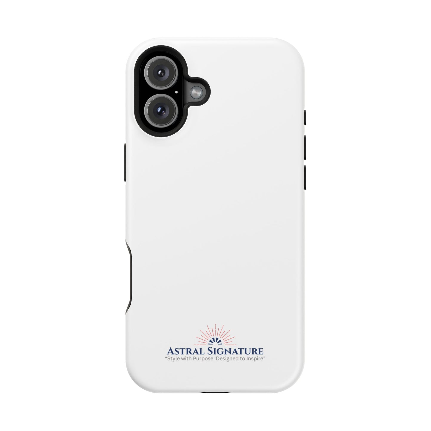 White Phone Case - Impact-Resistant White iPhone & Samsung Galaxy Case by Astral Signature