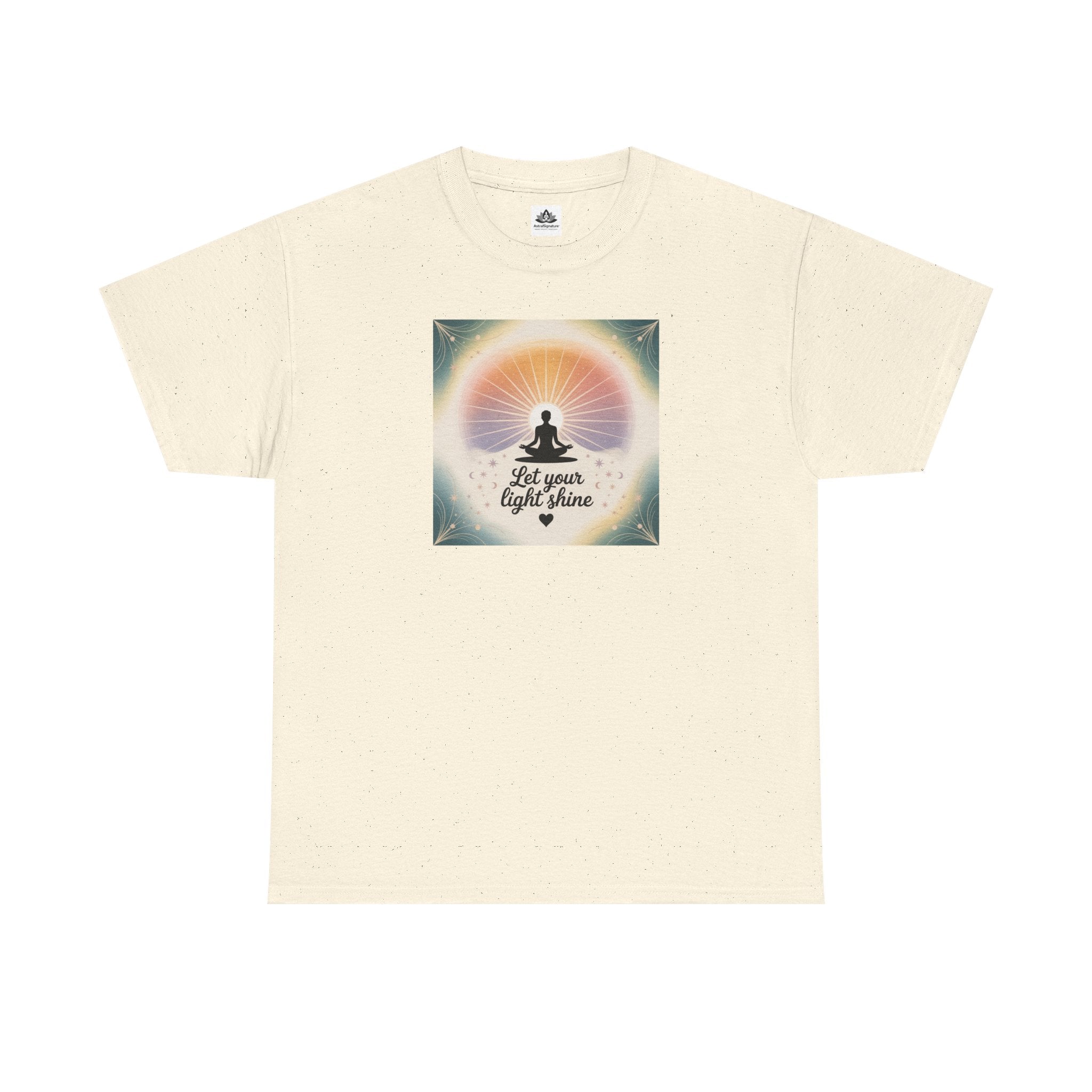 Motivational Unisex Tee: Let Your Light Shine Collection by Quetal Travel ASTRAL
