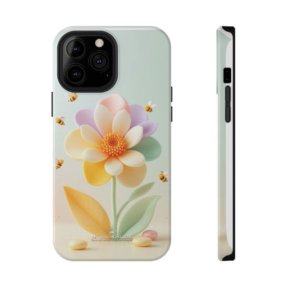 Phone Case Impact-Resistant, Calming 3D Flower Phone Case Impact-Resistant Case for Kids and Adults - Astral Signature