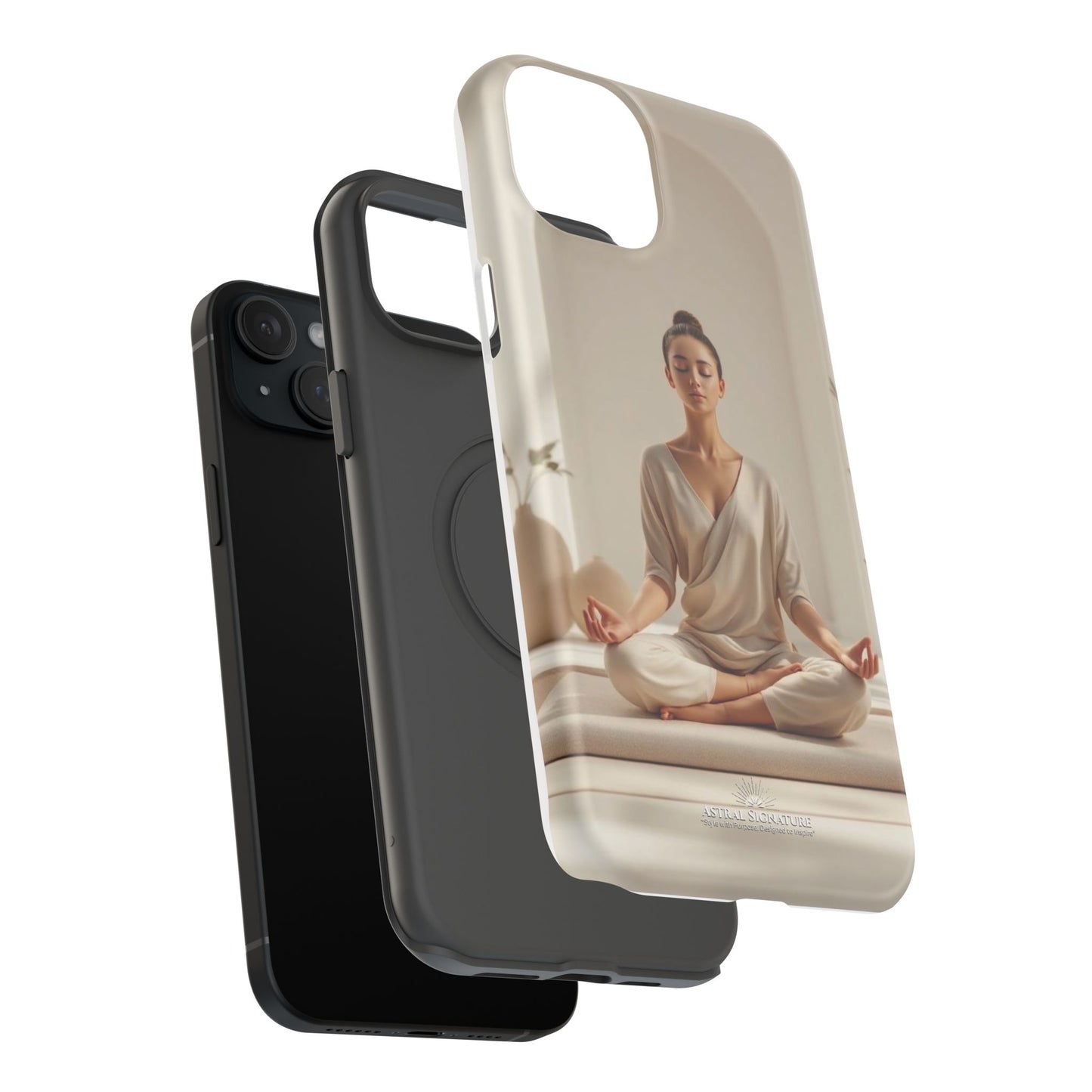 3D Yogi Phone Cases with Symbols and Protection, iPhone Cases with meaning by Astral Signature
