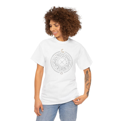 The Zodiac Tee - Unisex Jersey T-Shirt in lighter colors by Astral Signature