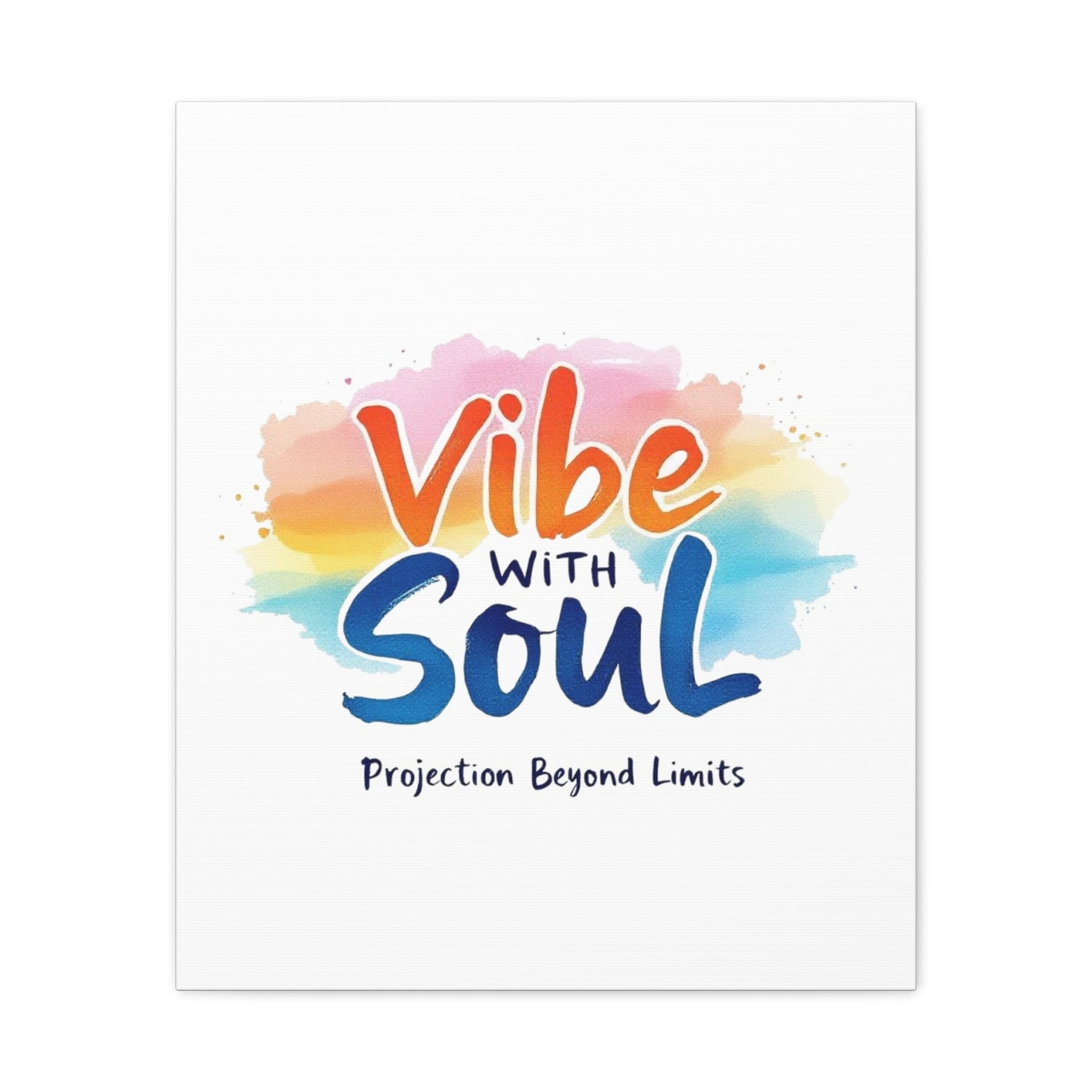 Canvas Art Vibe with Soul - Modern art canvas showcasing bright colors and depth.