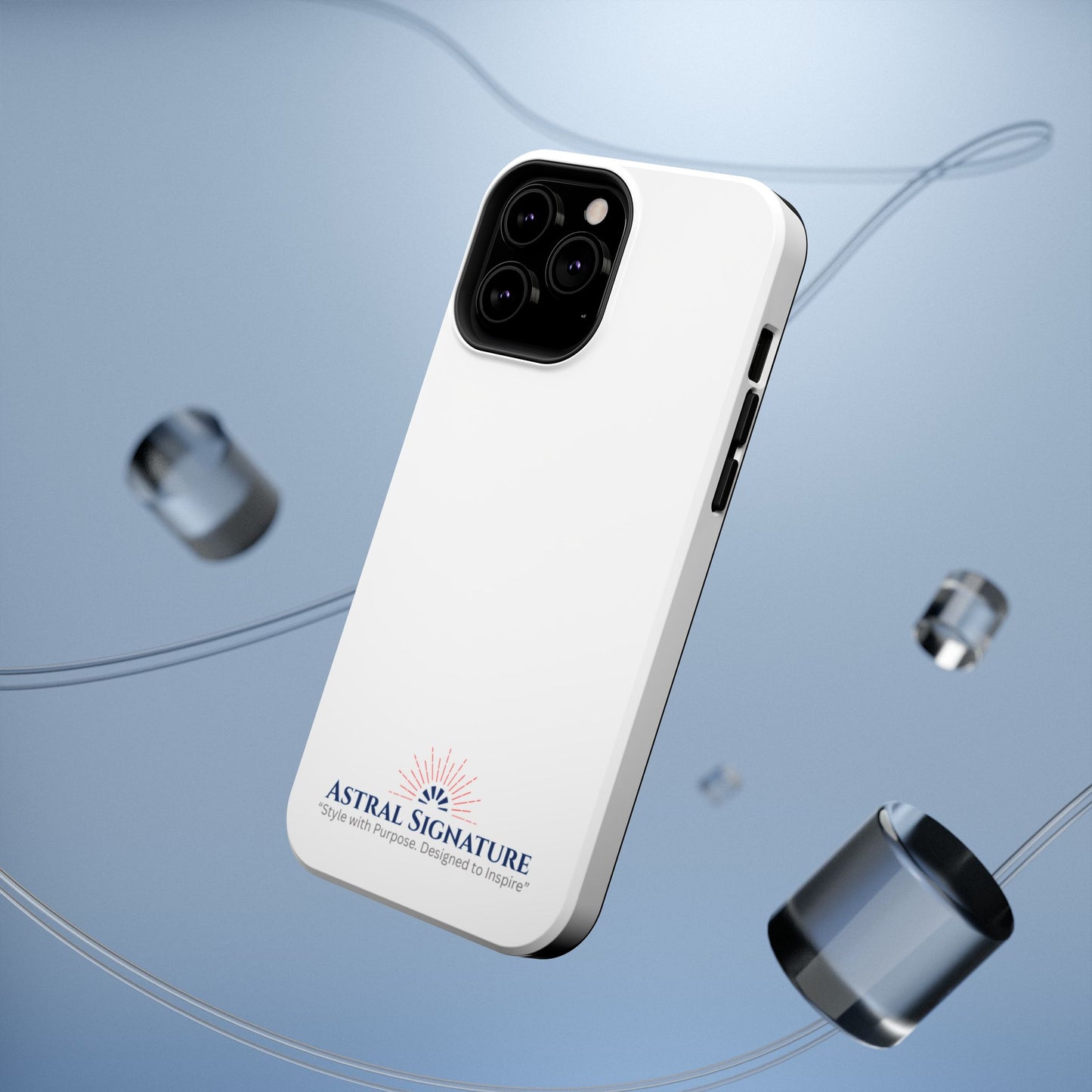 White Phone Case - Impact-Resistant White iPhone & Samsung Galaxy Case by Astral Signature