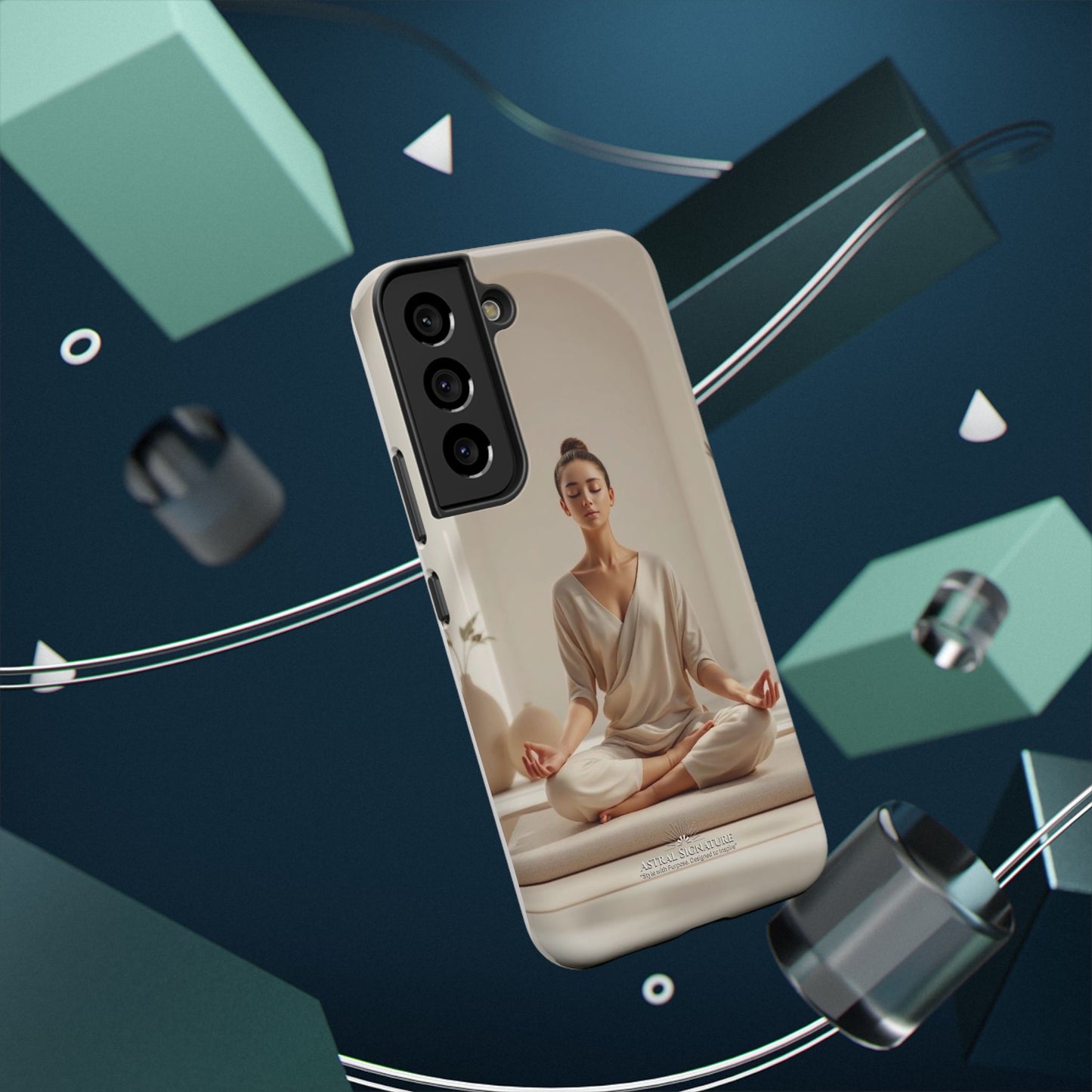 3D Yogi Phone Cases with Symbols and Protection, iPhone Cases with meaning by Astral Signature