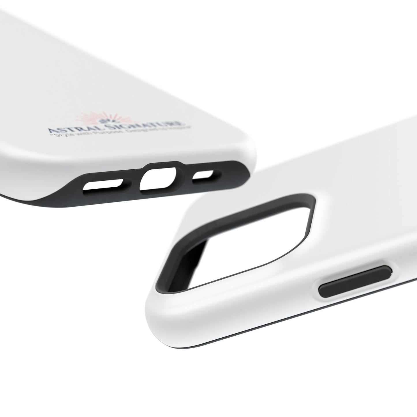 White Phone Case - Impact-Resistant White iPhone & Samsung Galaxy Case by Astral Signature