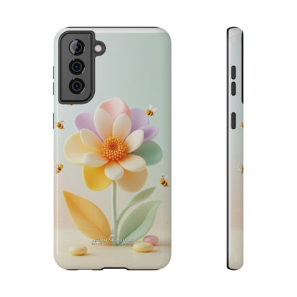Phone Case Impact-Resistant, Calming 3D Flower Phone Case Impact-Resistant Case for Kids and Adults - Astral Signature