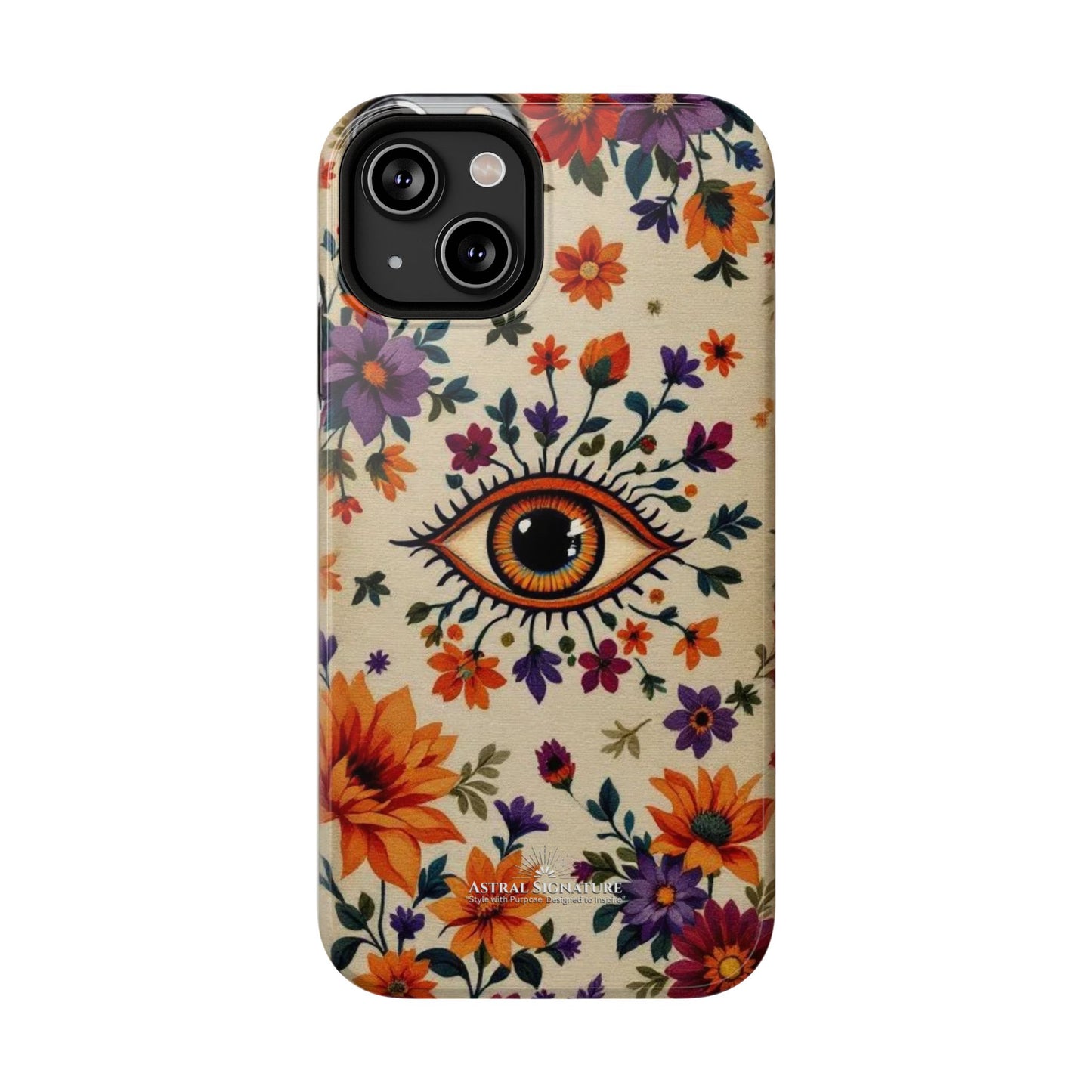 Phone Cases - Eye of God Symbol Impact-Resistant Case by Astral Signature