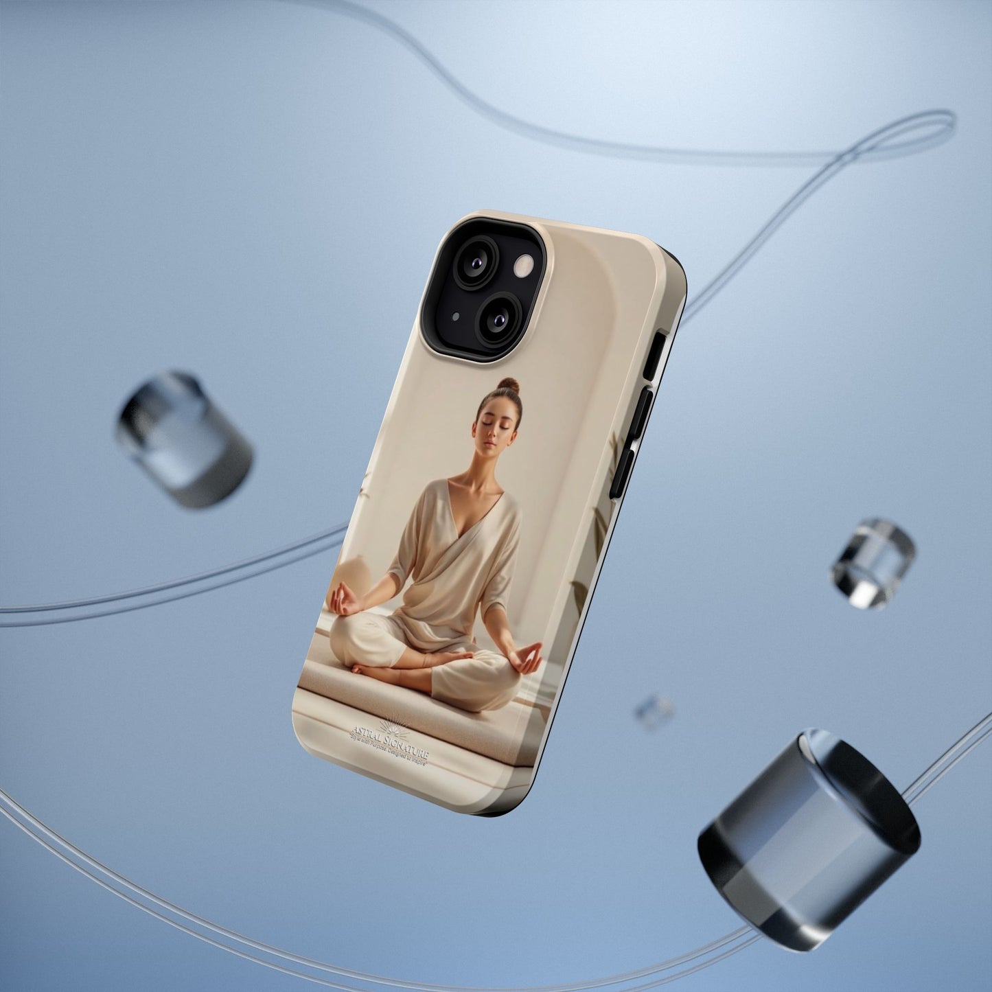 3D Yogi Phone Cases with Symbols and Protection, iPhone Cases with meaning by Astral Signature