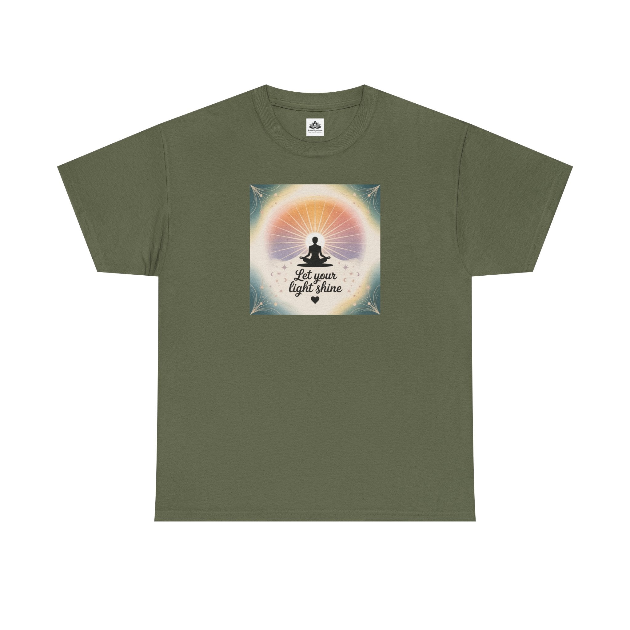 Motivational Unisex Tee: Let Your Light Shine Collection by Quetal Travel ASTRAL