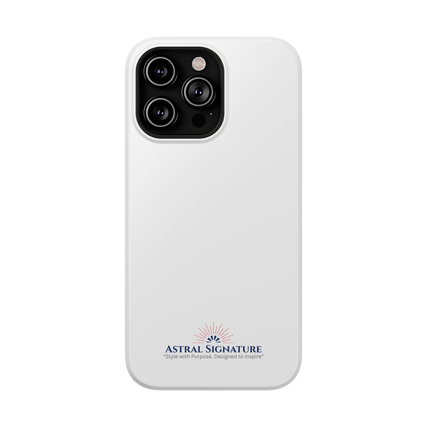 White Phone Case - Impact-Resistant White iPhone & Samsung Galaxy Case by Astral Signature