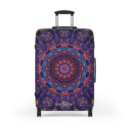 Astral Signature Purple Mandala Travel Suitcase