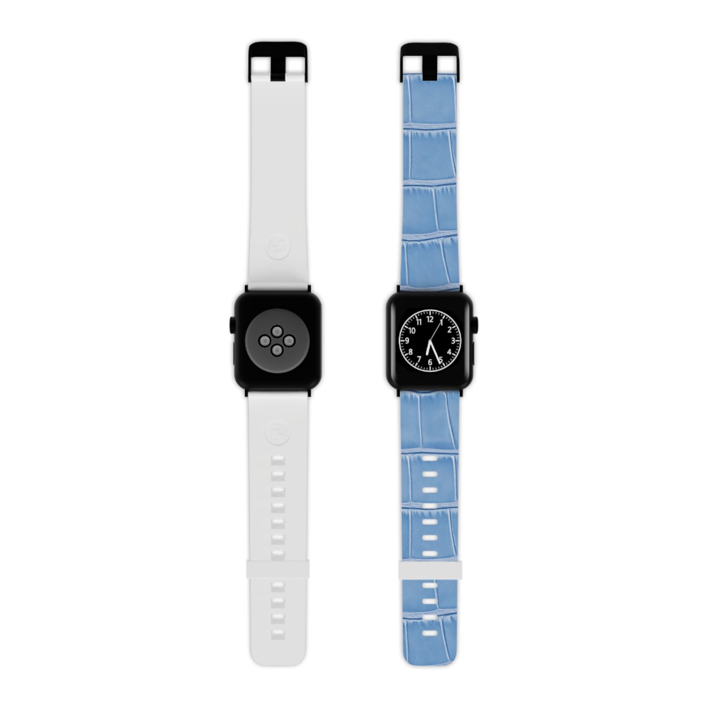 Apple Watch Band — Light Blue Croc Leather | Astral Signature™