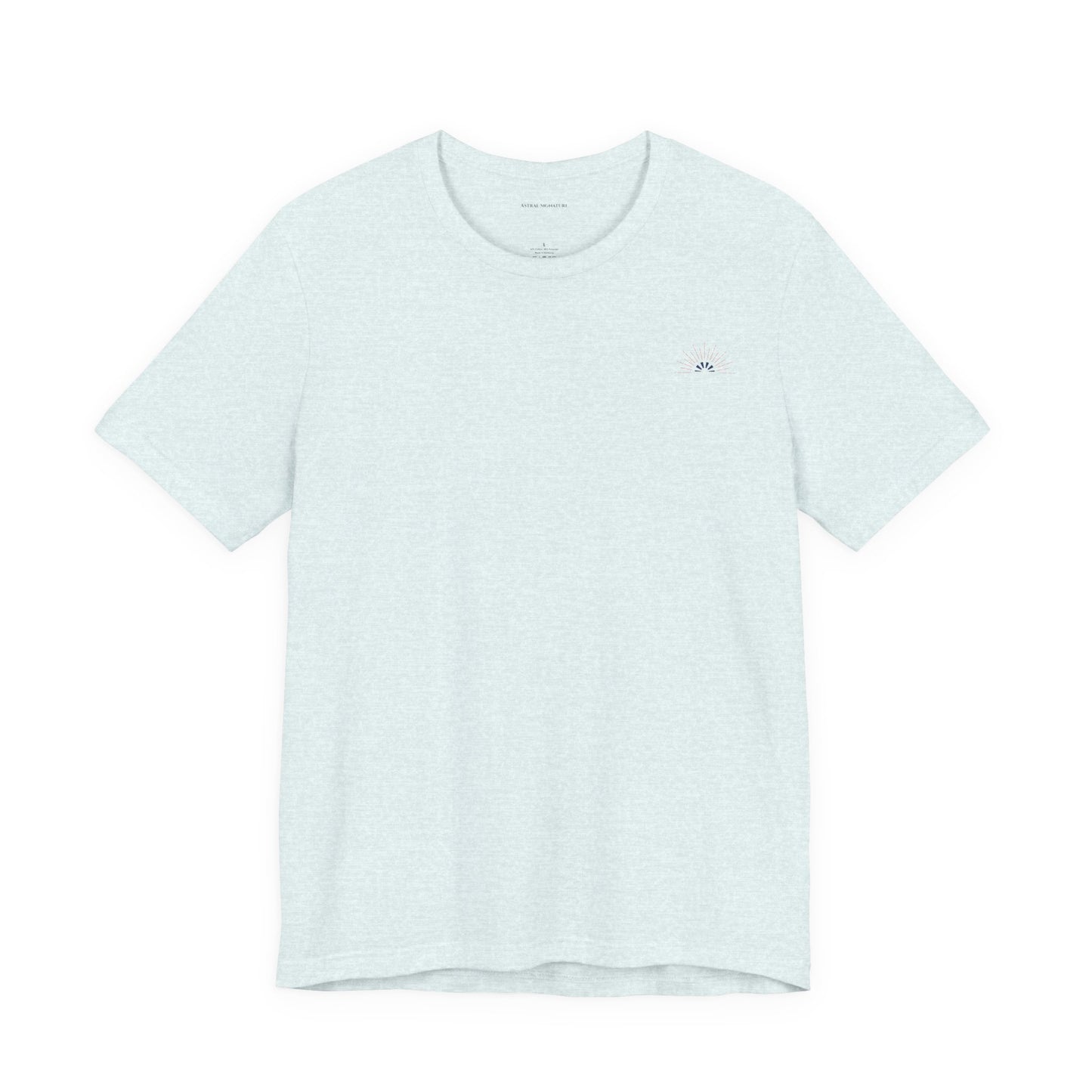 Camiseta Signature: cómoda camiseta unisex para relajarse con colores claros - de Astral Signature