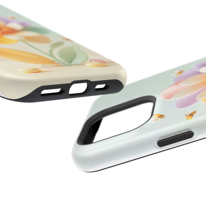 Phone Case Impact-Resistant, Calming 3D Flower Phone Case Impact-Resistant Case for Kids and Adults - Astral Signature