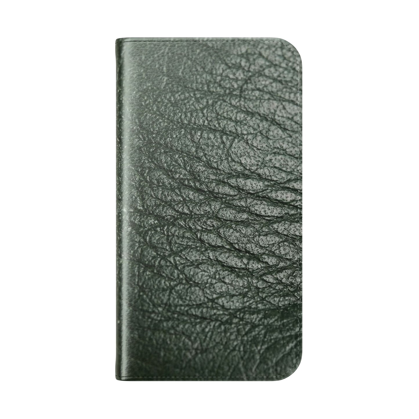iPhone 16 Series  — Green Vintage Leather Flip Case | Astral Signature™ Edit
