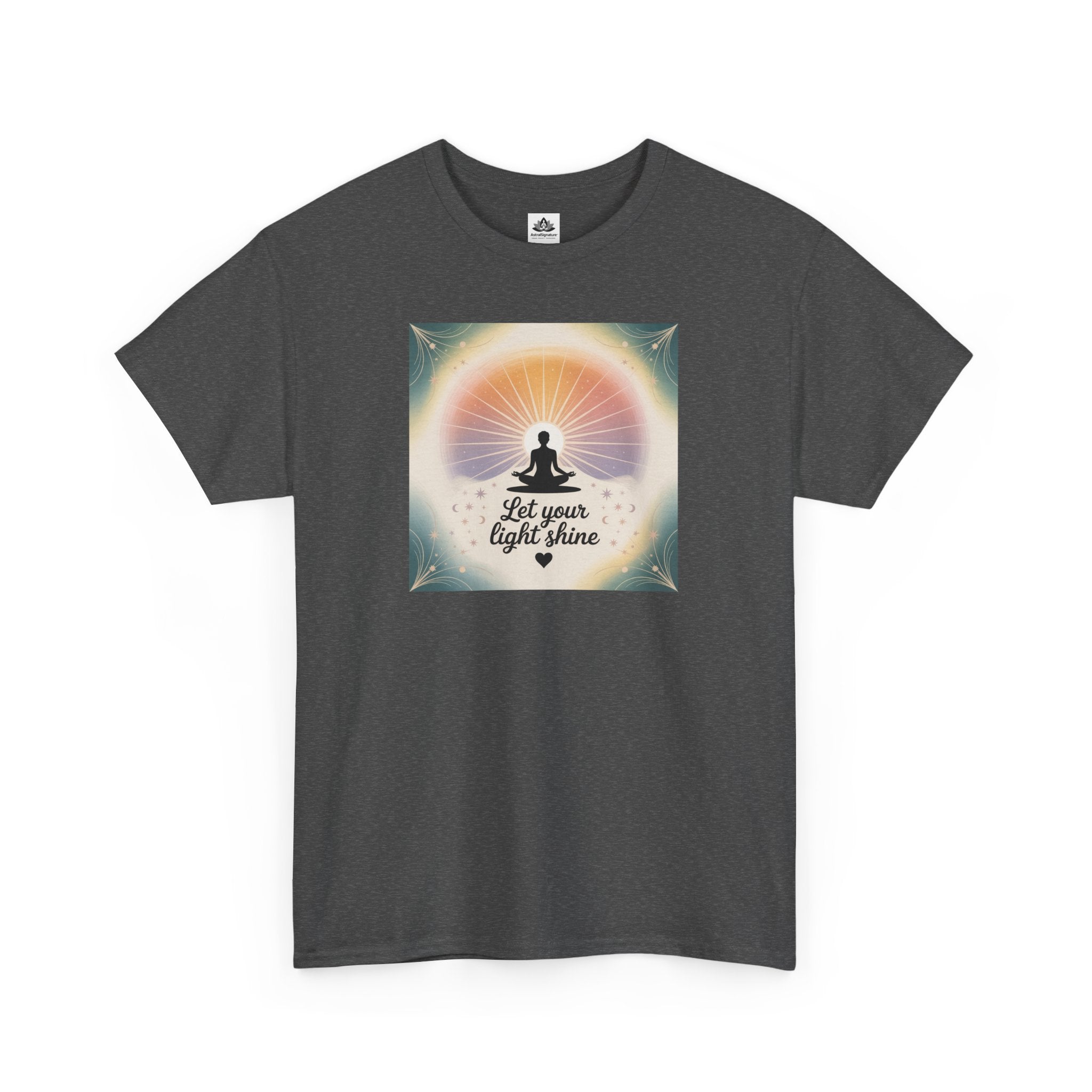 Motivational Unisex Tee: Let Your Light Shine Collection by Quetal Travel ASTRAL