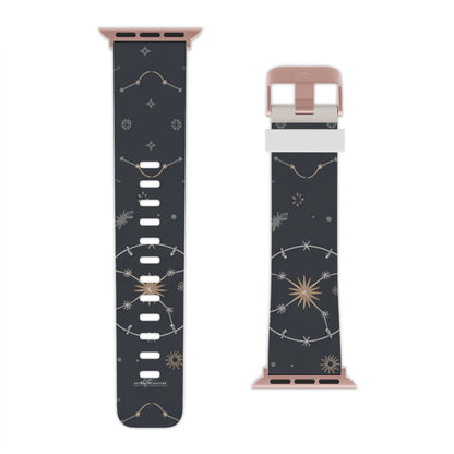 Cosmic Bohemian Apple Watch Band — Astral Signature Pattern