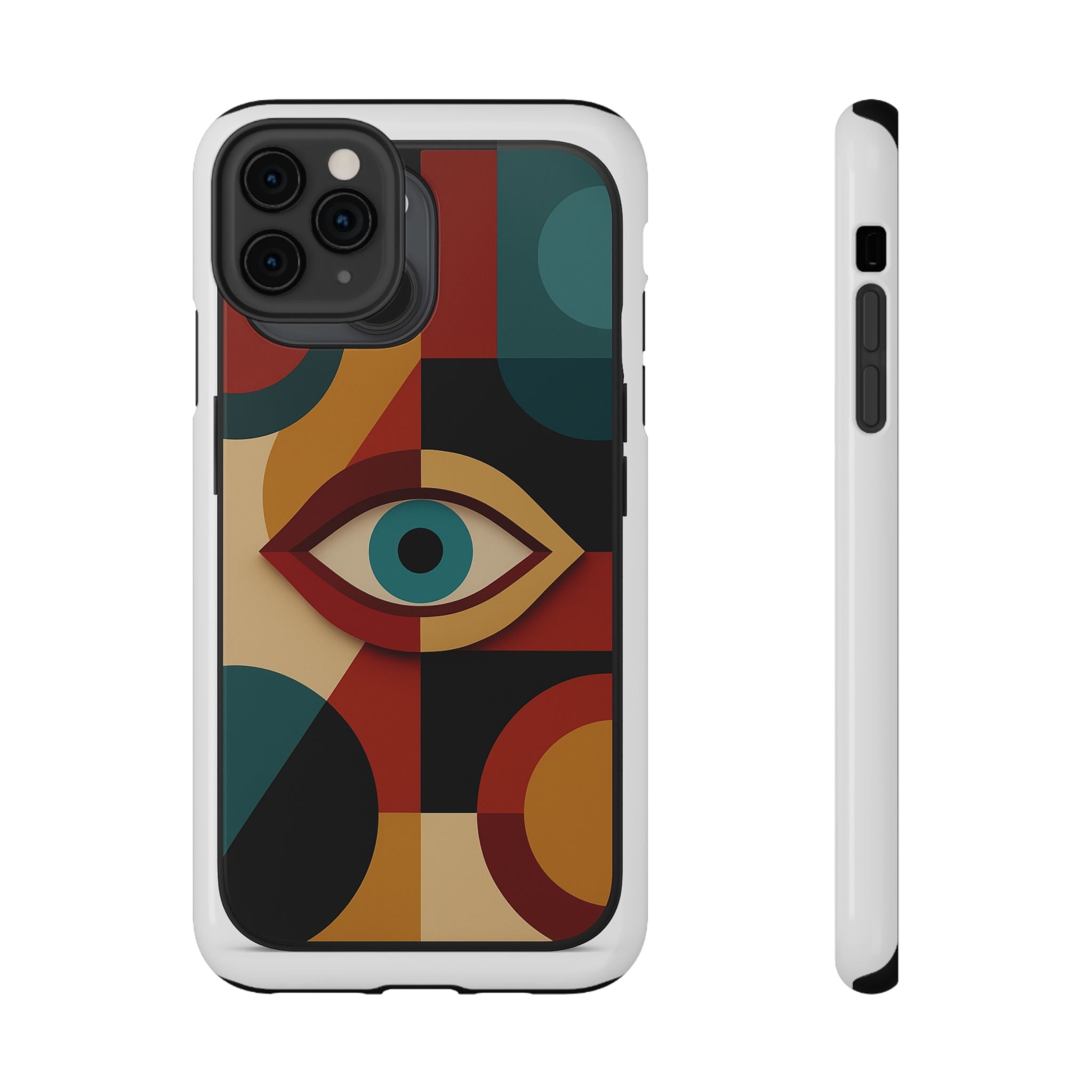 Cosmic design featured on an Astral Signature Spiritual Symbol Phone Case, symbolizing spiritual connection.