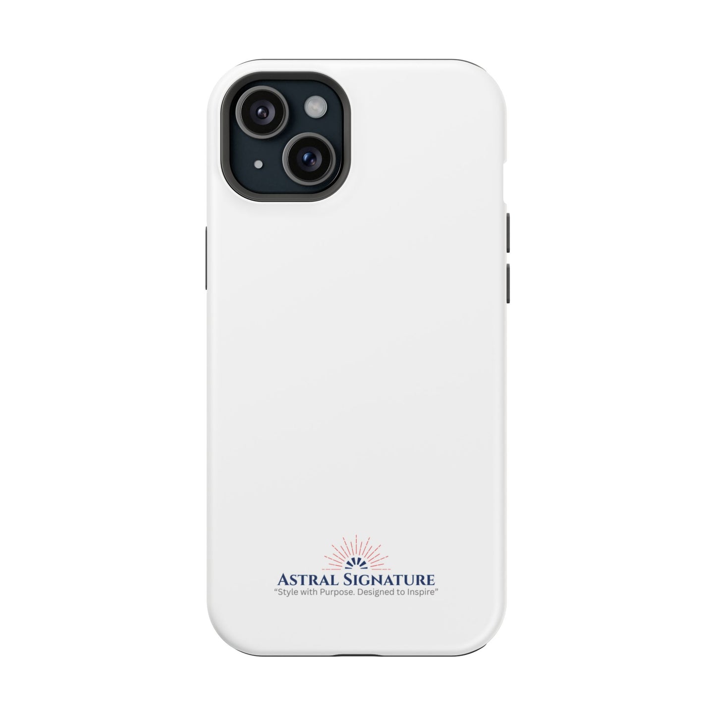 White Phone Case - Impact-Resistant White iPhone & Samsung Galaxy Case by Astral Signature