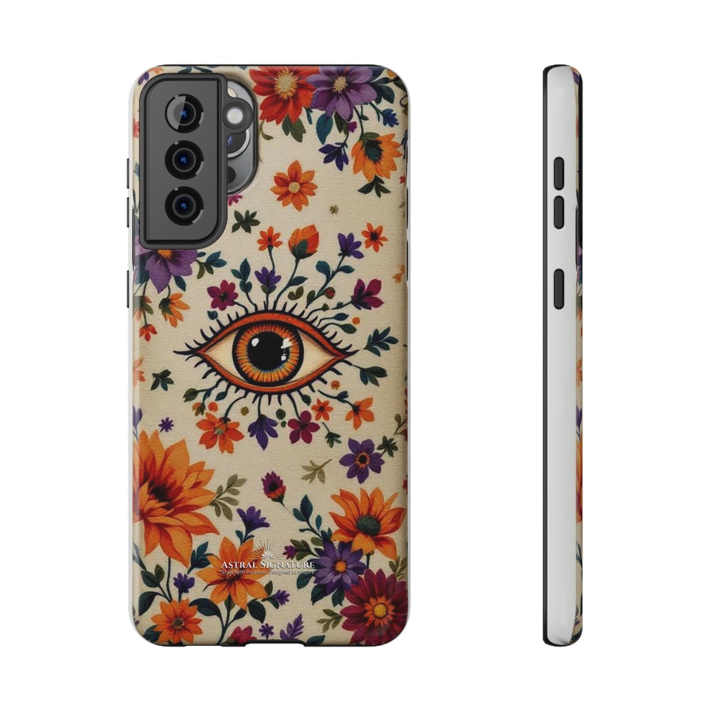 Phone Cases - Eye of God Symbol Impact-Resistant Case by Astral Signature