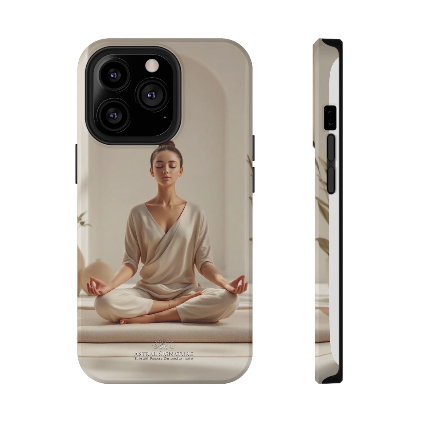 3D Yogi Phone Cases with Symbols and Protection, iPhone Cases with meaning by Astral Signature