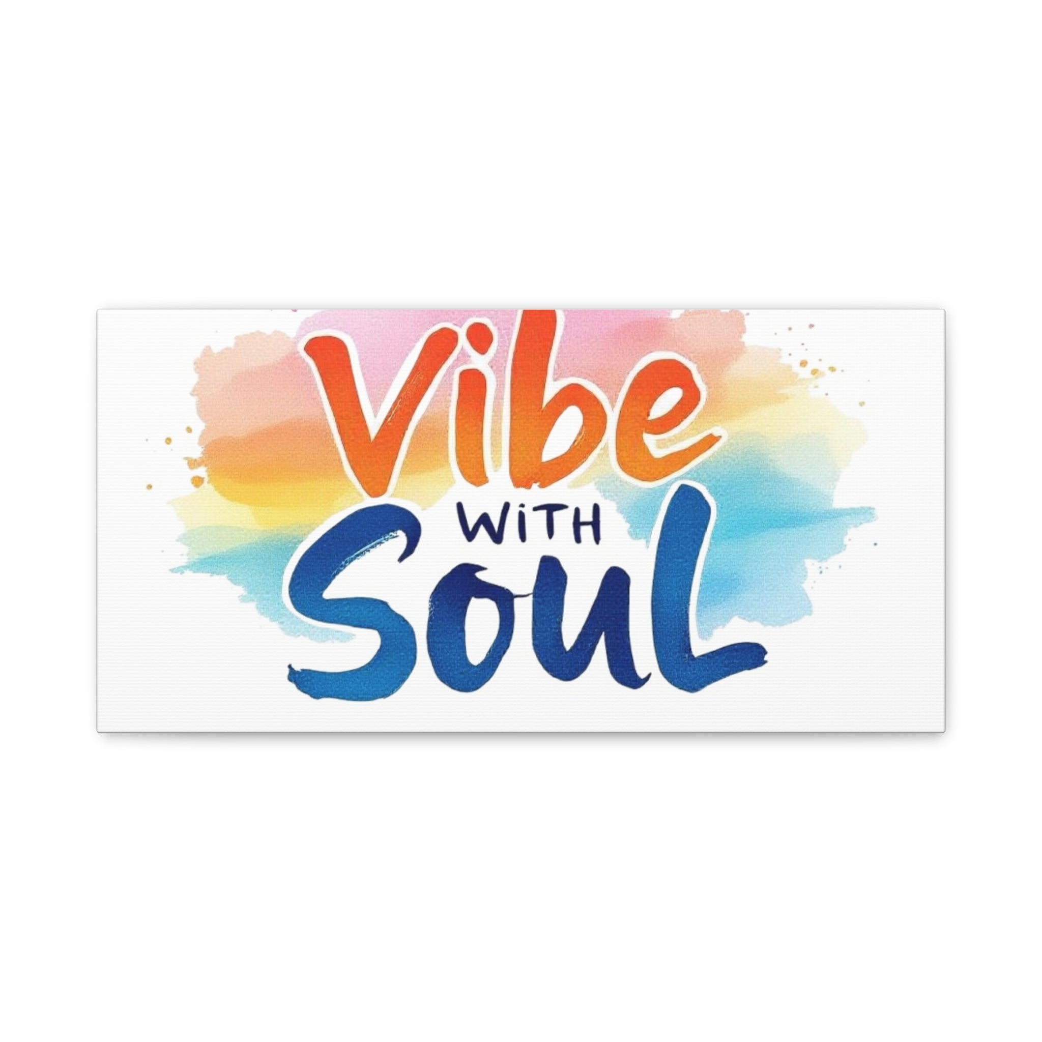 Canvas Art Vibe with Soul - Inspired abstract art piece in modern home setting.