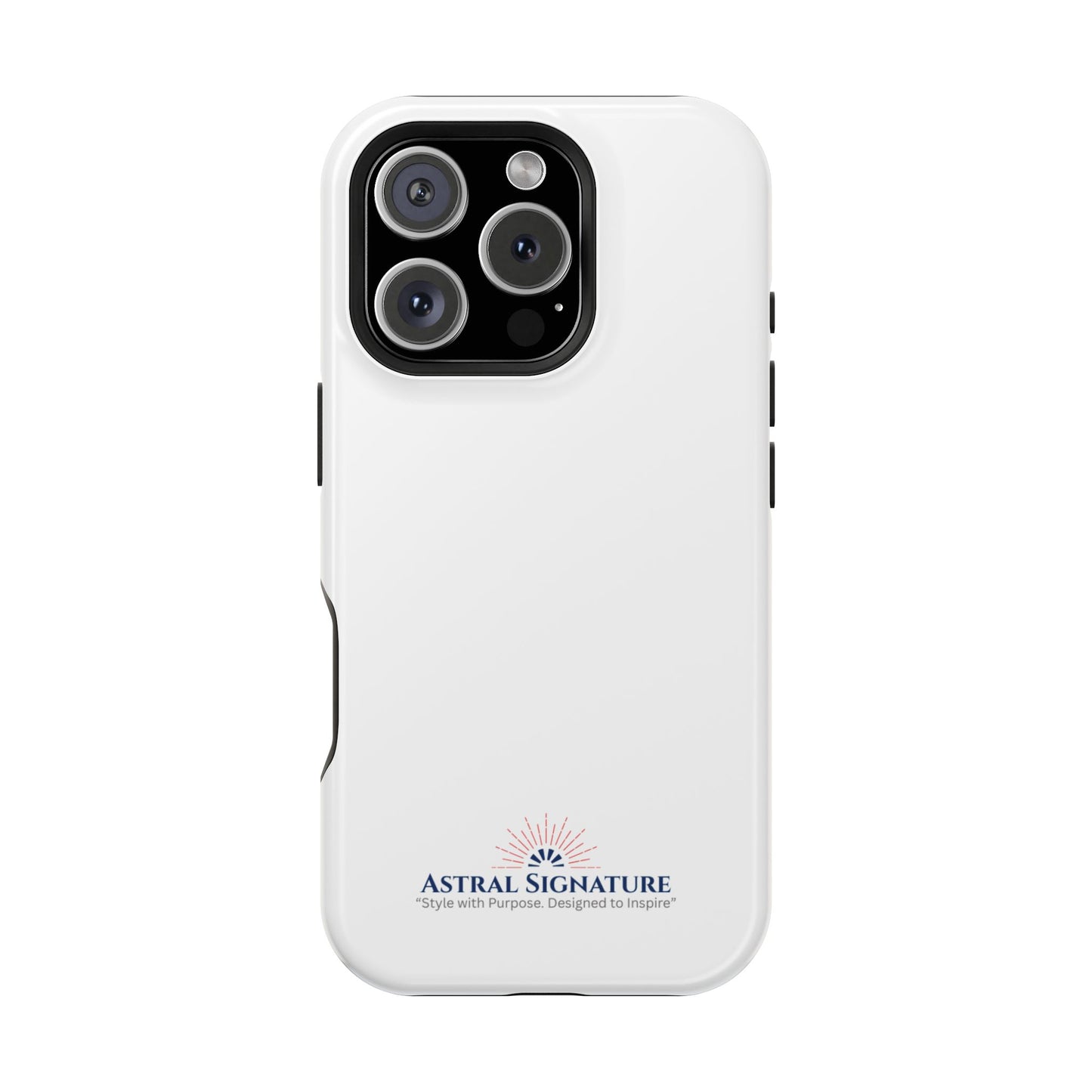 White Phone Case - Impact-Resistant White iPhone & Samsung Galaxy Case by Astral Signature
