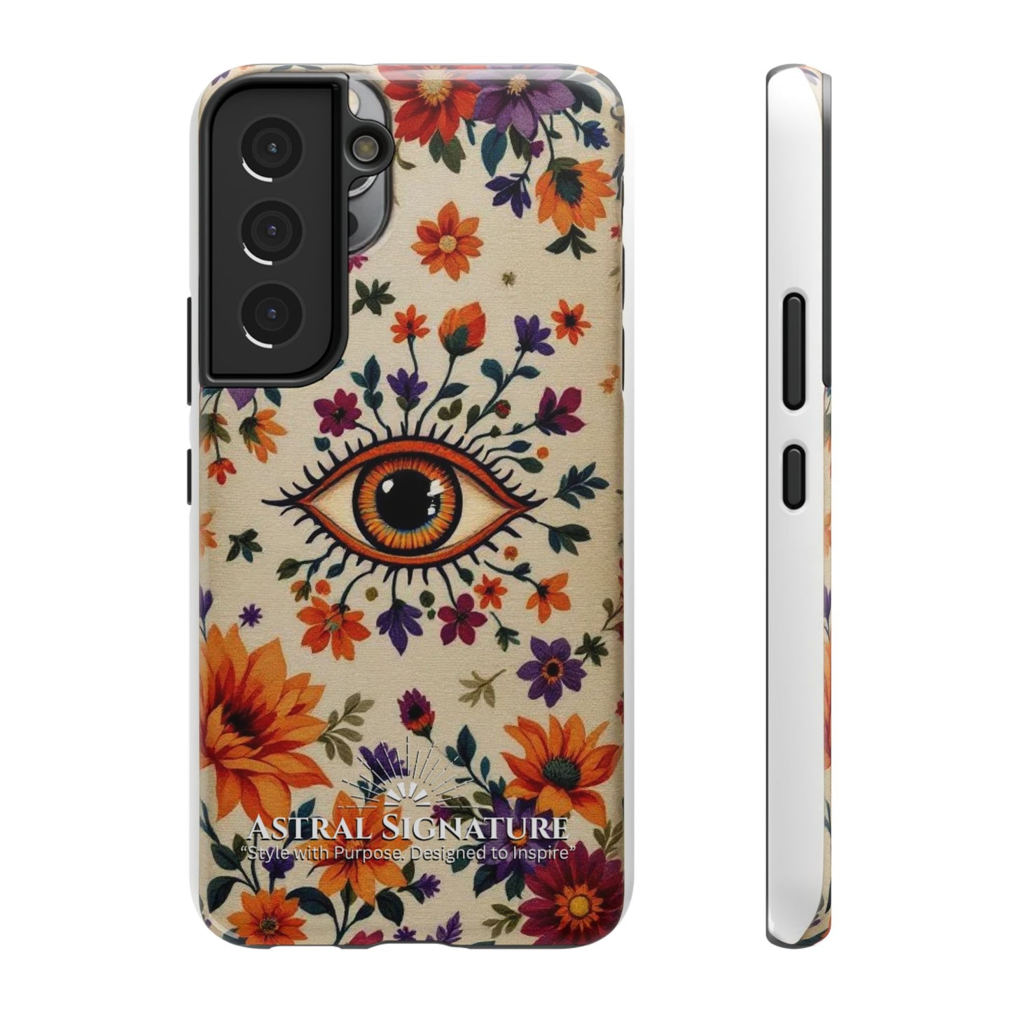 Phone Cases - Eye of God Symbol Impact-Resistant Case by Astral Signature