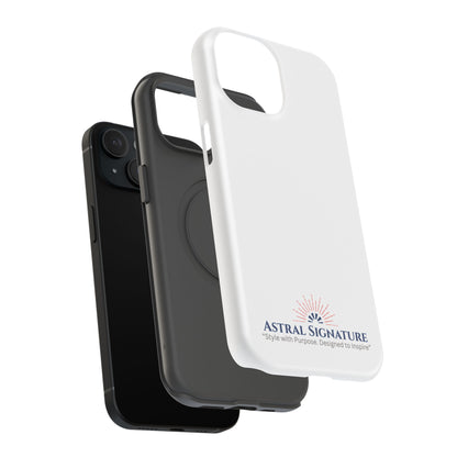 White Phone Case - Impact-Resistant White iPhone & Samsung Galaxy Case by Astral Signature