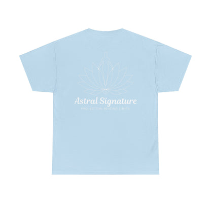 Camiseta com símbolo protetor Hamsa da Astral Signature - Astral Design